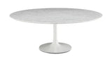 Eero Saarinen Tulip Table - Oval Dining 32 x 55 Inch Verdi Alpi Matte - Clearance - Bauhaus 2 Your House