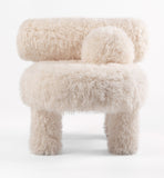 Gropius Small Round Cushion Fluffy Edition by Noom - Bauhaus 2 Your House