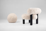 Gropius Spheric Ottoman Fluffy Edition by Noom - Bauhaus 2 Your House