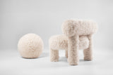 Gropius Spheric Ottoman Fluffy Edition by Noom - Bauhaus 2 Your House