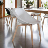 Hoop Side Chair with Wood Base by Karim Rashid - Bauhaus 2 Your House