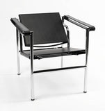 Le Corbusier Basculant Sling Chair (LC1) - Black Leather - Bauhaus 2 Your House