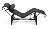 Le Corbusier Chaise Lounge (LC4) - Standard Black Leather - Bauhaus 2 Your House