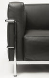 Le Corbusier Grand Confort Lounge Chair (LC3)- Standard Black Leather - Clearance - Bauhaus 2 Your House