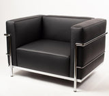 Le Corbusier Grand Confort Lounge Chair (LC3)- Standard Black Leather - Clearance - Bauhaus 2 Your House