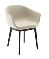 Lucrezia Armchair with 4 Leg Wood Base by BBB - Bauhaus 2 Your House