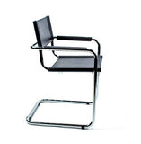 Mart Stam Cantilever Armchair - Black Leather - Bauhaus 2 Your House