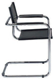 Mart Stam Cantilever Armchair - Black Leather - Bauhaus 2 Your House