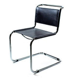 Mart Stam Cantilever Side Chair - Black Leather - Bauhaus 2 Your House