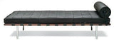 Mies van der Rohe Day Bed - Premium Dark Brown Leather - Clearance - Bauhaus 2 Your House