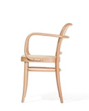 No 811 Bentwood Armchair by Ton - Natural Beech-Cane Seat/Cane Back - Bauhaus 2 Your House