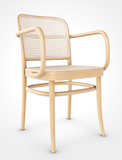 No 811 Bentwood Armchair by Ton - Natural Beech-Cane Seat/Cane Back - Bauhaus 2 Your House