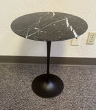 Saarinen Tulip Table - 16" Diameter Side - Black Marquina Marble - Clearance - Bauhaus 2 Your House