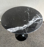 Saarinen Tulip Table - 20" Diameter Side - Black Marquina Marble - Clearance - Bauhaus 2 Your House