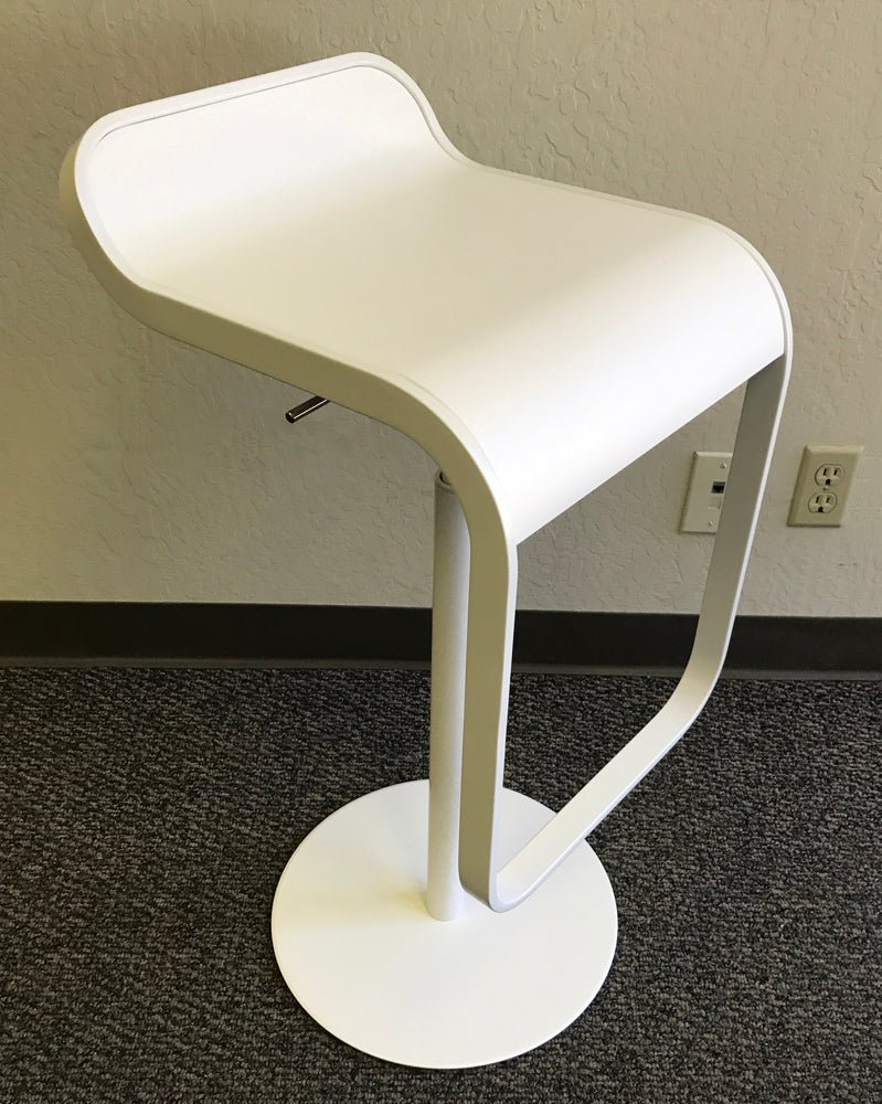 Lapalma LEM Stool - White Lacquered Wood Seat - Clearance