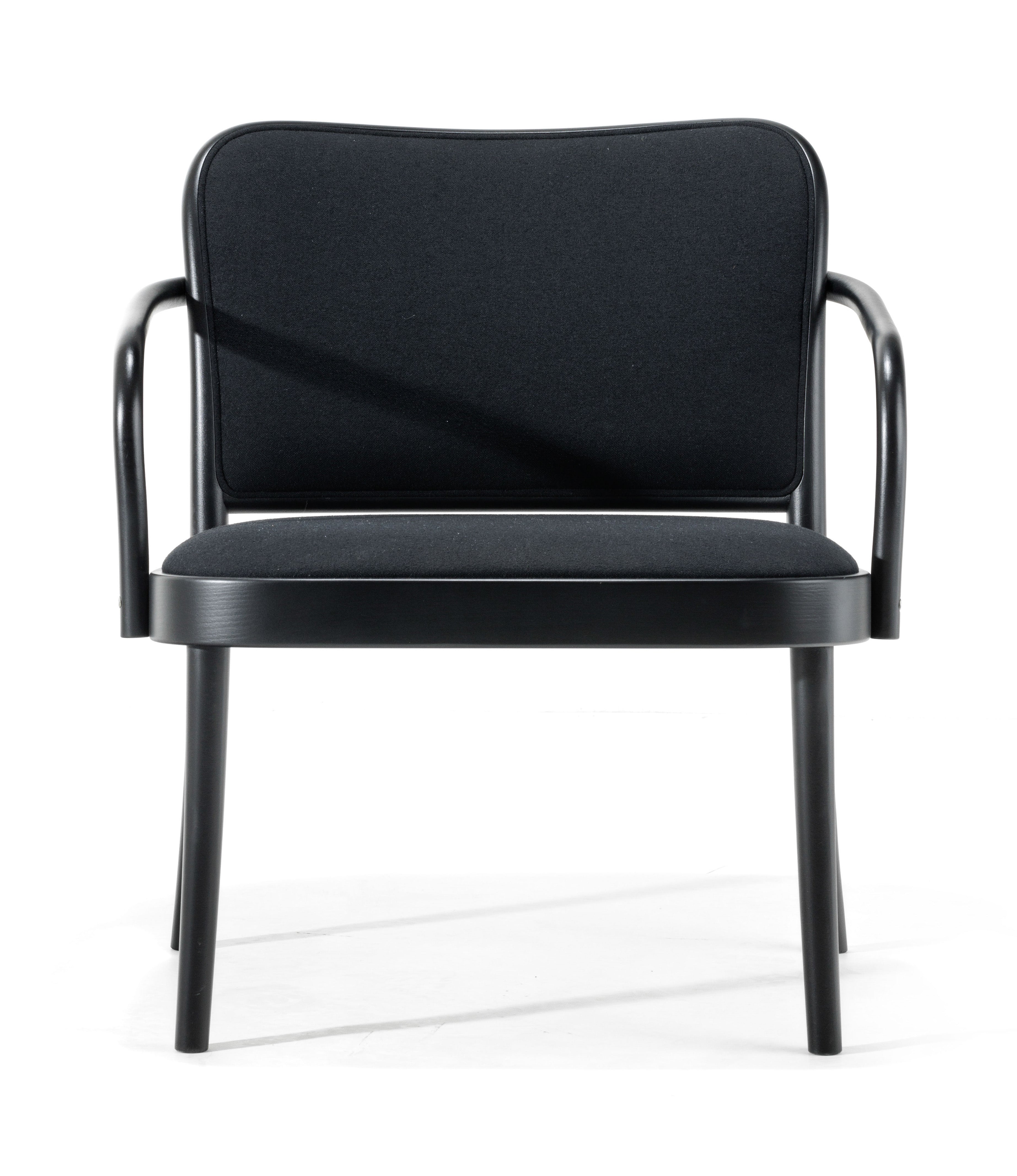 No. 811 Bentwood Lounge Armchair by Ton Upholstered Seat and Back